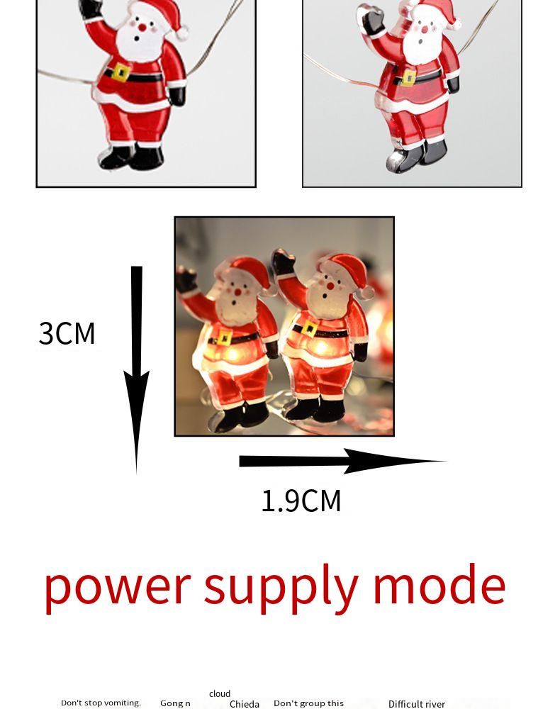 Nuove luci decorative a LED per Babbo Natale, colorate, decorazioni creative per la camera da letto_voghion.com