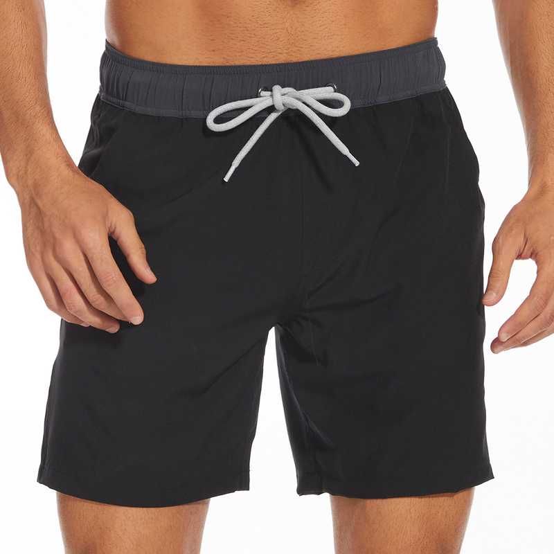 Summer New Shorts Fashion Vacation Beach Pants Men's Large Triangle Mesh Inner_voghion.com