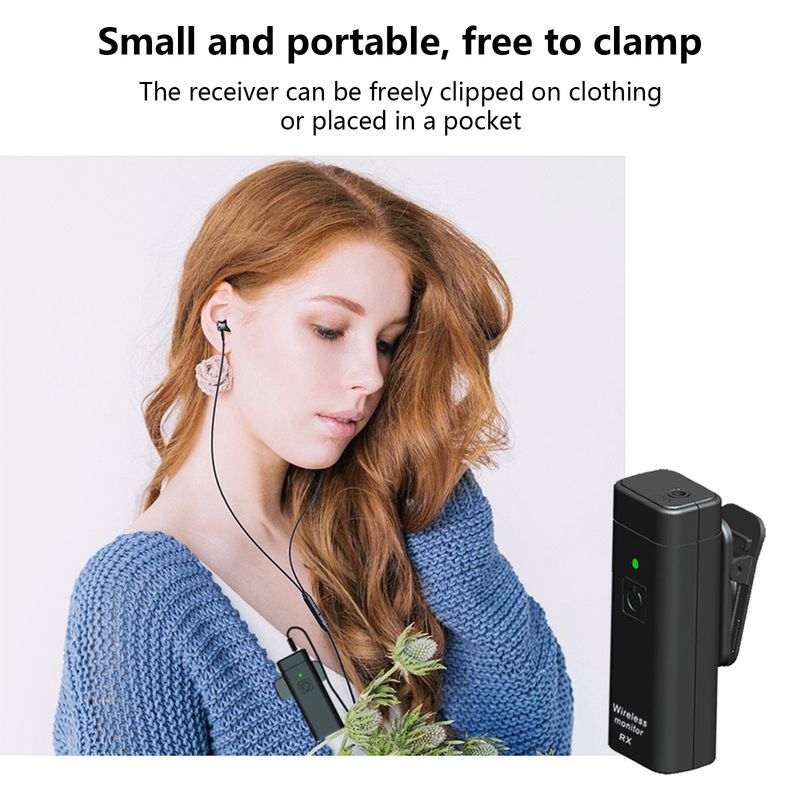 UHF Wireless In-Ear-Monitor-System Professionelle digitale Bühne Broadcast Soundkarte Outdoor Transmitt Receiv für_voghion.com