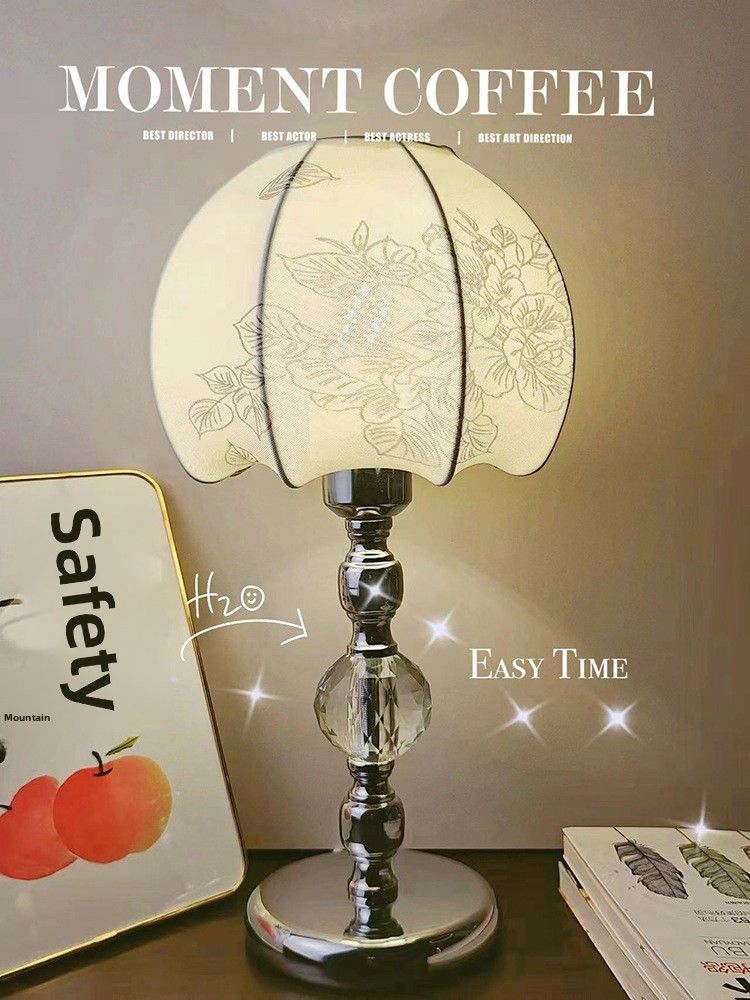 Projeto de hotel de cabeceira estilo americano, mesa de quarto, escritório, lâmpada LED, proteção para os olhos, luz noturna regulável_voghion.com