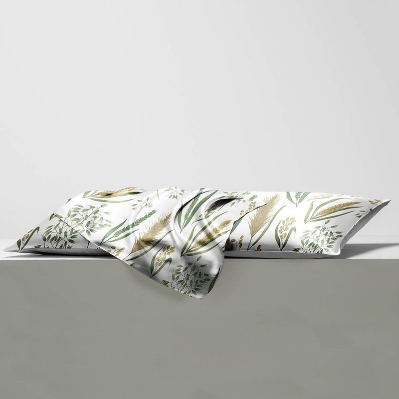 Premium 1.37m Silk-Satin Long Pillow - Dual Support For Couples & Families (Breathable Printed Design Hypoallergenic Luxury Bedding Accessory)_voghion.com
