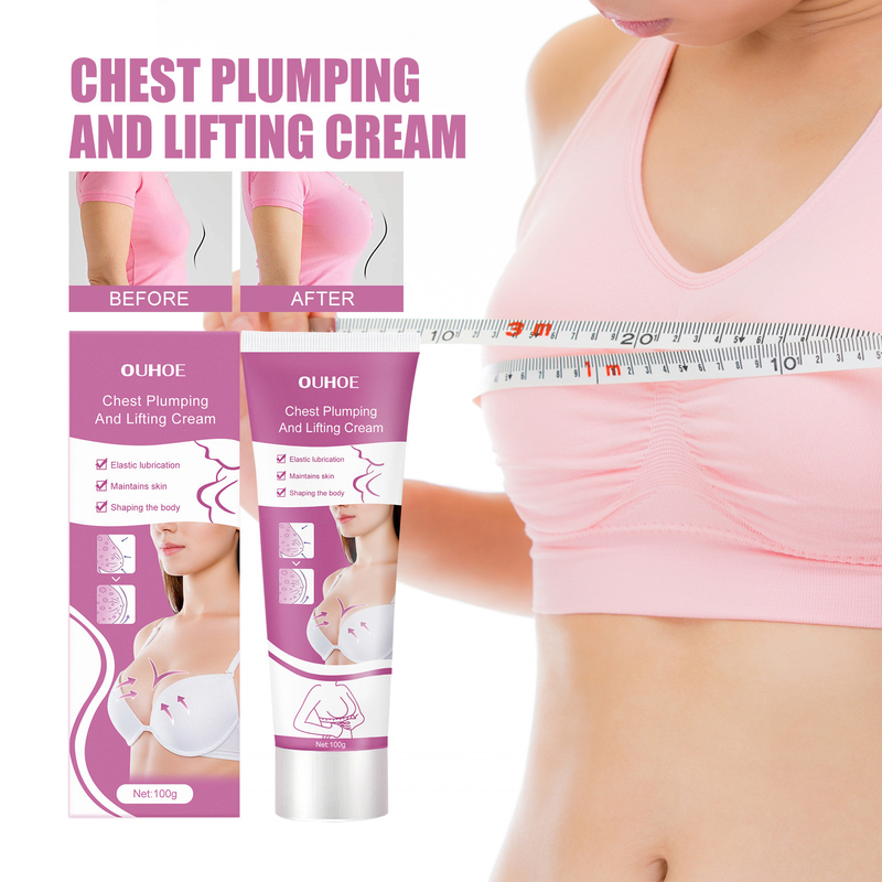 Güzellik Bakım dükkanı Göğüs OUHOE Kaldırma Sıkılaştırıcı Masaj Emzirme Kremi Nemlendirici ve dolgunlaştırıcı_voghion.com