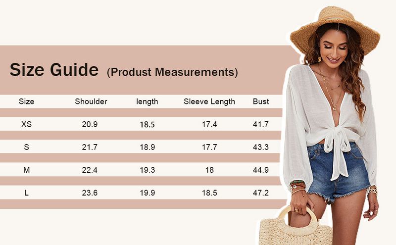 2024 Cover-Up Solid Color Bikini Beach Shirt For Women_voghion.com