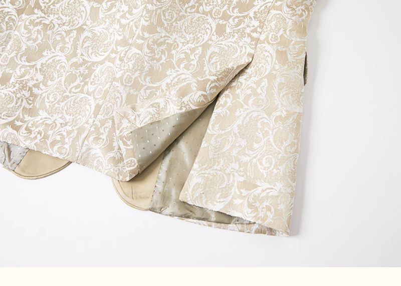 Vīriešu apģērbs Jauns vīriešu uzvalks Trīsdaļīgs uzvalks Korejas stilā Moderns Modes Krāsu Saskaņošana Apdrukāts Uzvalks Kleita_voghion.com