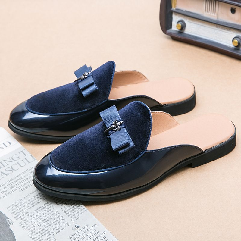 Italienesch Männer Pantoffelen Veloursleder Loafers Mokassinen Outdoor Sandalen Männer Casual Fir Männer Summer Designer Mark Schong_voghion.com