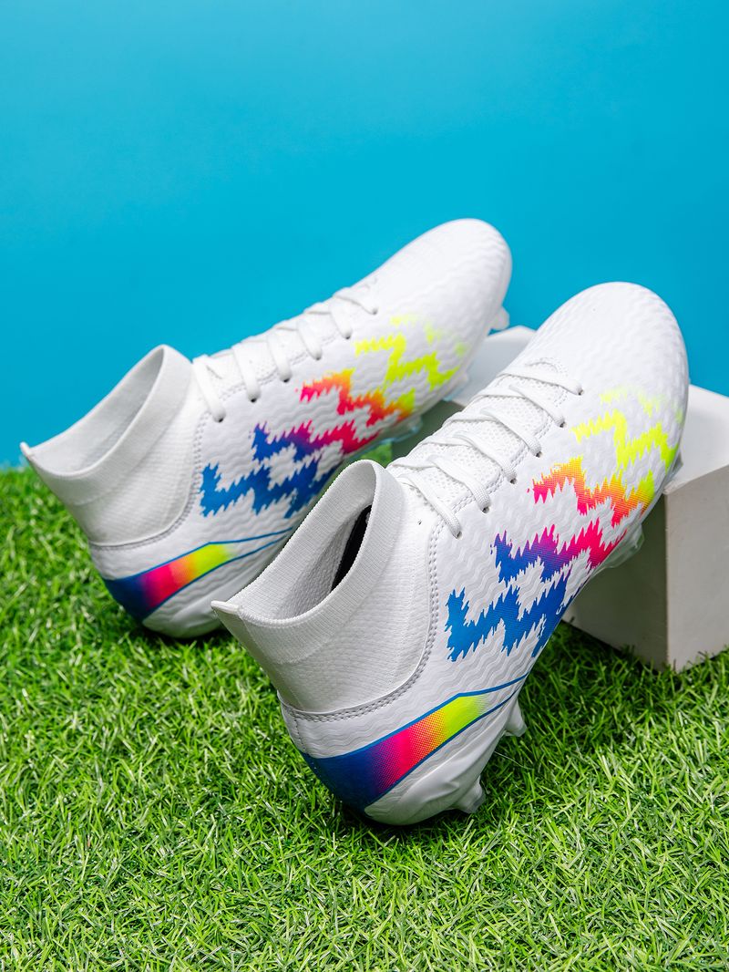 High-Quality New High-Top Long And Short Spike Adult Soccer Shoes Size 38-45_voghion.com