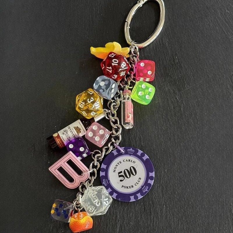 Pendentif de sac de luxe léger, jetons porte-bonheur, pendentif exquis en trois dimensions extrêmement tendance_voghion.com