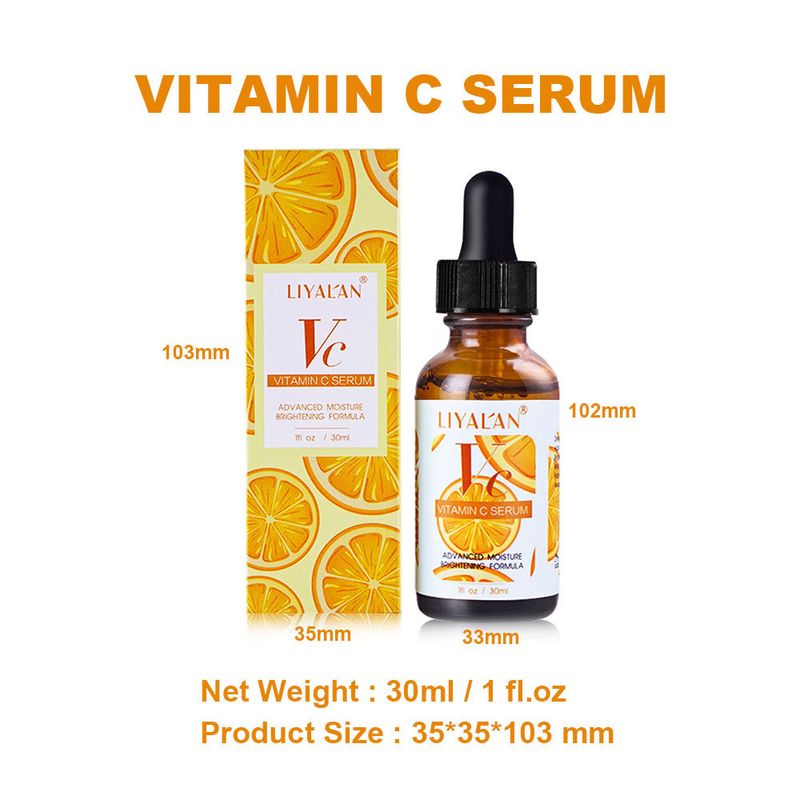 Vitamin C Serum für einen gleichmäßigen Hautton, reduziert Mattheit, Anti-Säure-Säure VC Aufhellende Gesichtspflege Essence Original_voghion.com