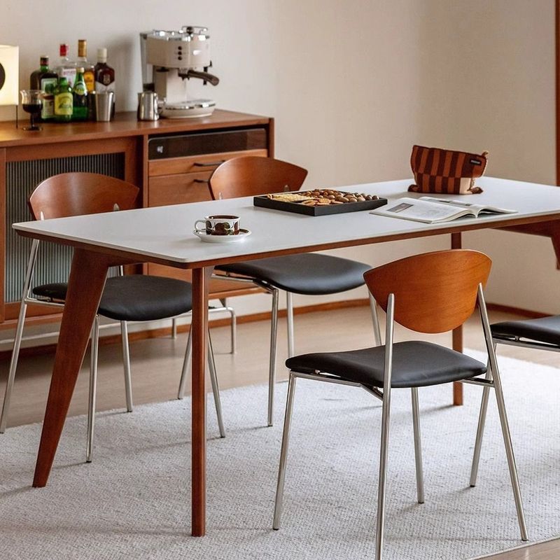 Sedia da pranzo vintage in legno massello per uso domestico, sedia da pranzo leggera e di lusso Bird Leisure Cafe, sedia con schienale in ferro battuto di design_voghion.com