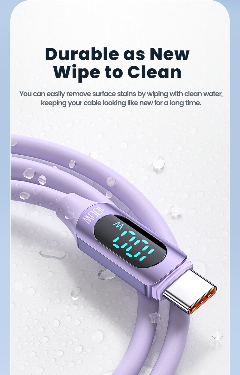 Toocki 100 W USB Type C kábel szupergyors töltőkábel Xiaomi Samsung Huawei Honor Fast Charging töltéshez_voghion.com
