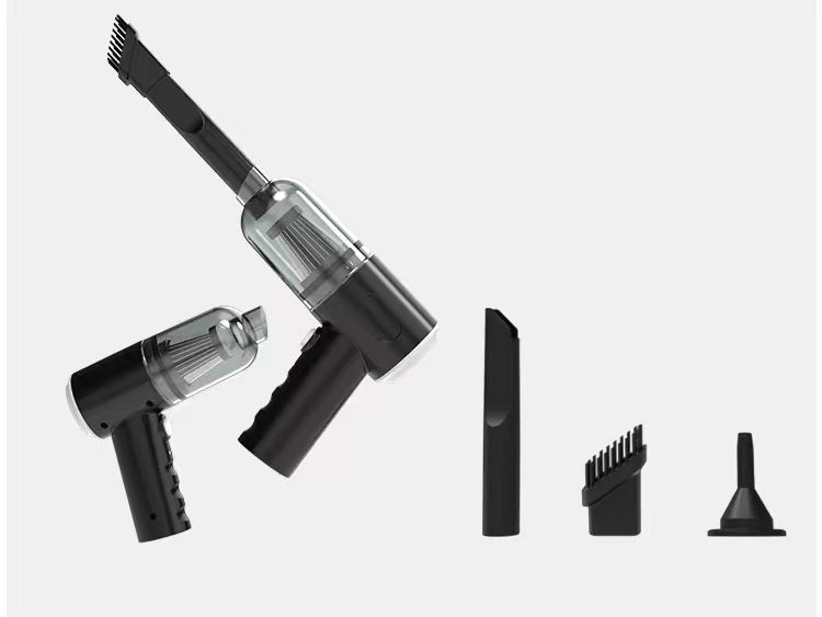 Handheld Vacuum Cleaner Car-mounted Household Portable Wireless Charging High-power Vacuum Gun Suction And Blowing Dual-purpose Hair Suction_voghion.com