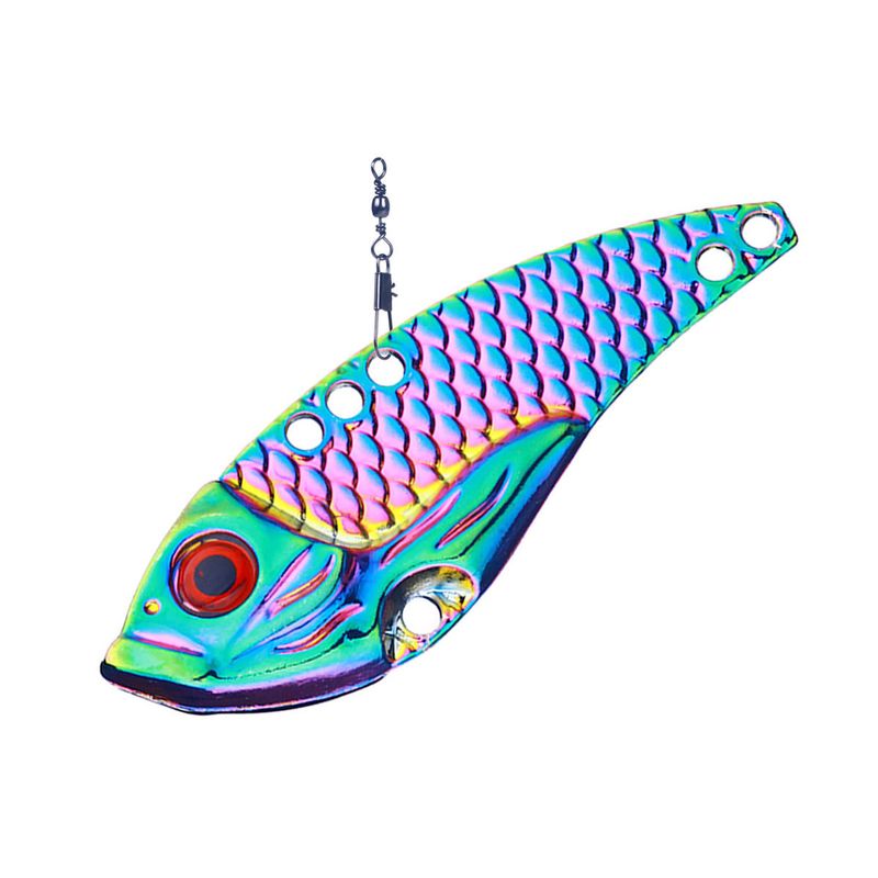Vib3g Dragon Scale Colorato Lancio Lungo Metallo Piccolo Paillettes Piastra di Ferro Bionico Micro Esca da Pesca_voghion.com