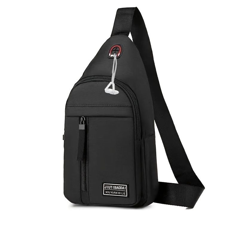 Upgrade Your Style with this Stylish Men's Chest Bag Messenger Bag!_voghion.com