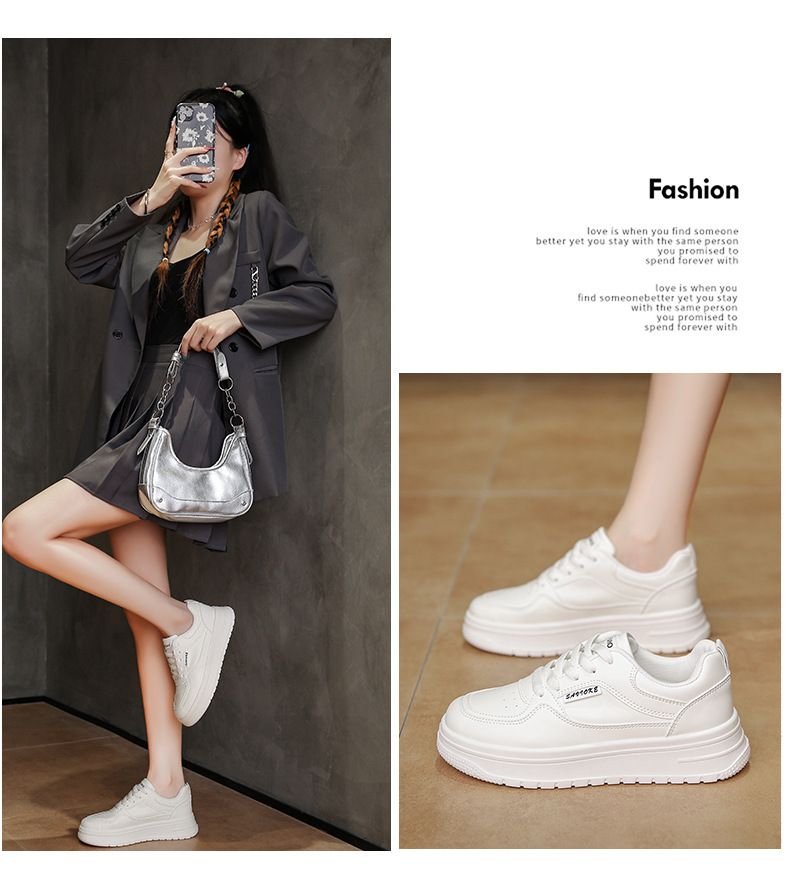 Scarpette bianche per bambini, ragazze, studenti, tempo libero, sport, scarpe da tavola versatili, tiro da strada_voghion.com