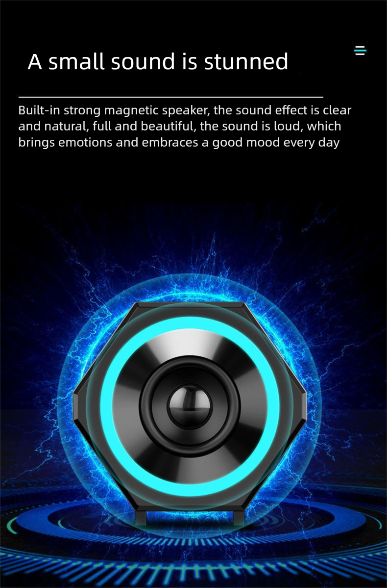 Saida Ordinateur Portable Petit Haut-Parleur Maison Bureau USB Filaire Subwoofer Universel Pour Téléphones Mobiles_voghion.com