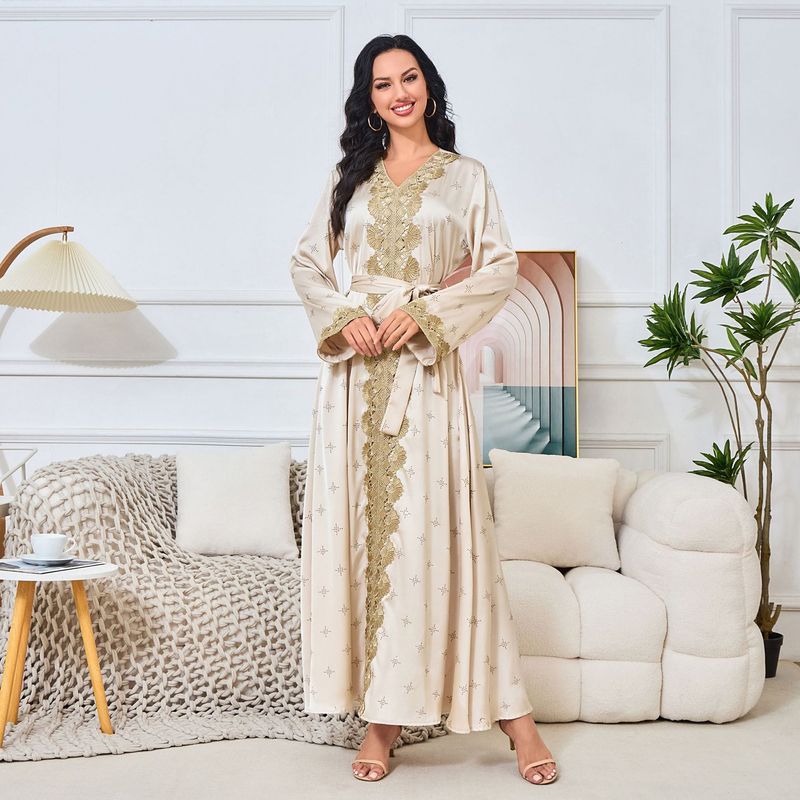 Γυναικείο μακρύ φόρεμα για πάρτι με μουσουλμανική ρόμπα Mt128, νέο στυλ, καυτό, κομψό, σε σχήμα διαμαντιού_voghion.com