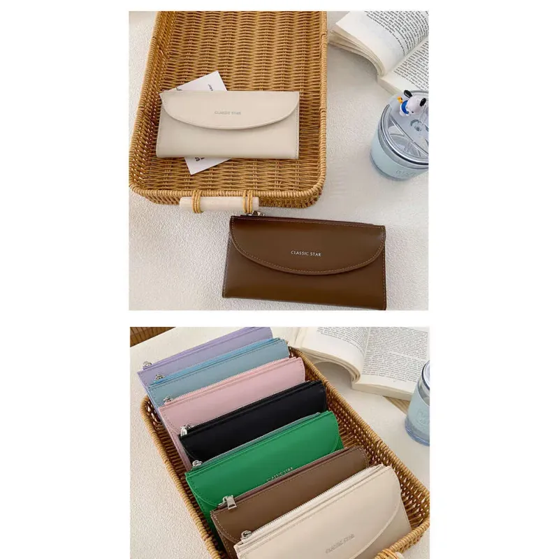 Women's Long Style Clutch Large Capacity Wallet For Women With High-end Feel_voghion.com