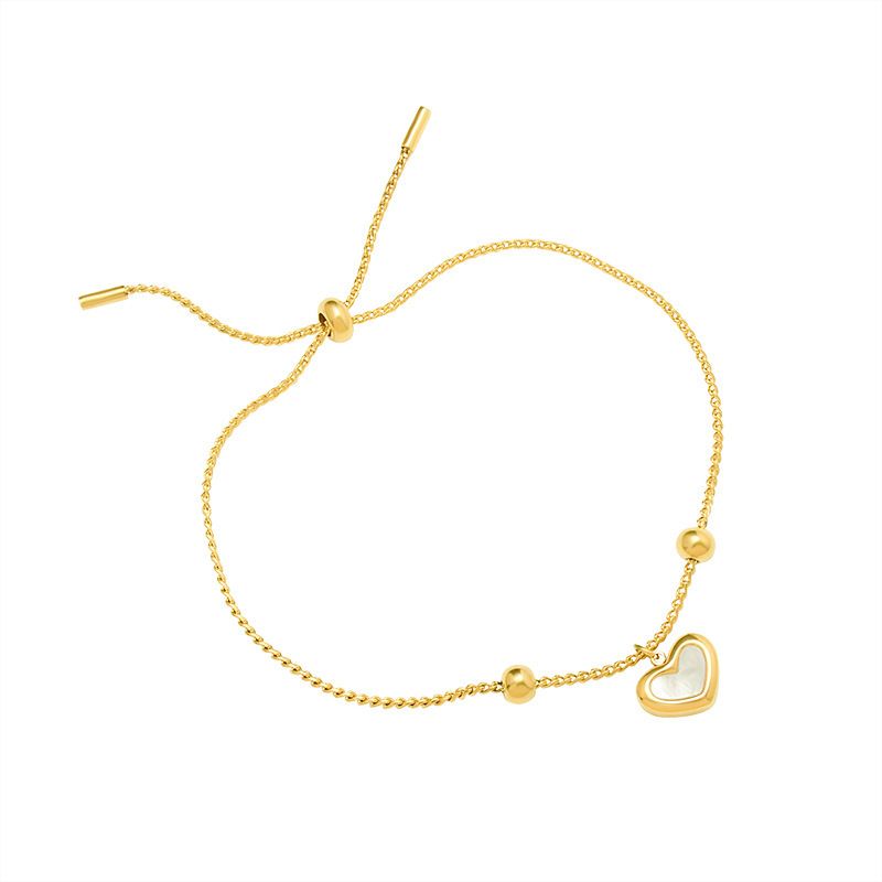 Collier coquillage pour femme en été, pendentif en forme de cœur, léger, luxueux, unique, simple et froid, chaîne de collier_voghion.com