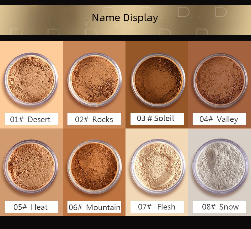 Make-up Matte Pearlite Losse Poeder Highlighter Contouring Poeder Concealer Fixatie Poeder_voghion.com