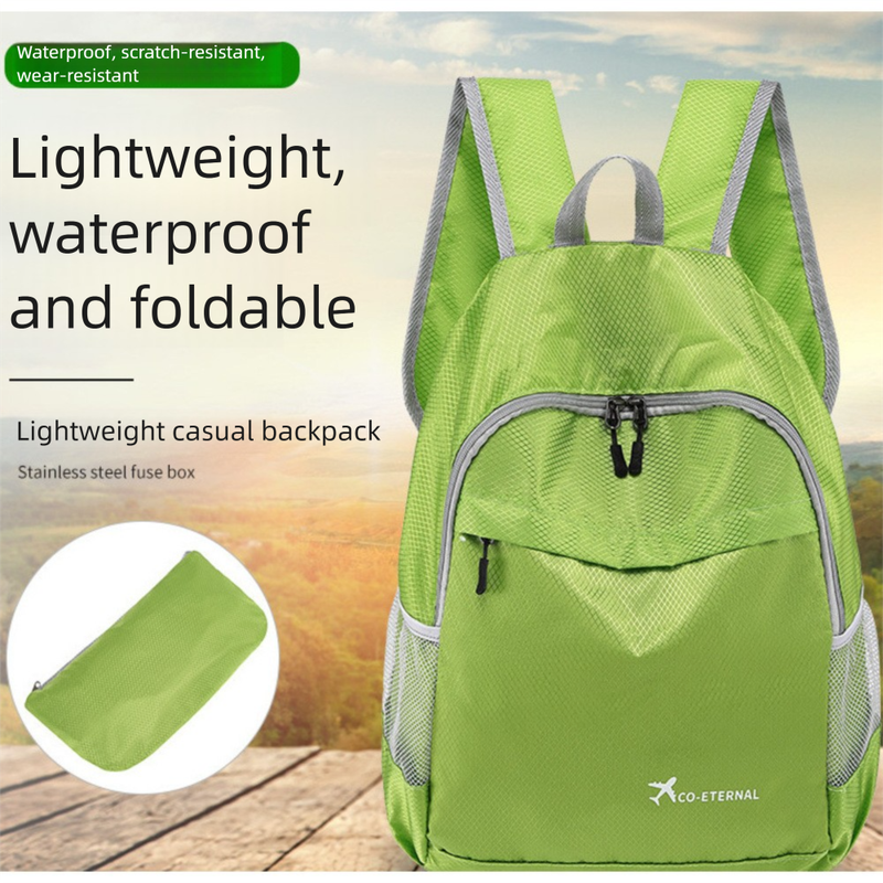 Neuer leichter, faltbarer Outdoor-Rucksack für Damen und Herren (Modelljahr 2025) – wasserdicht, tragbar, ideal für Reisen und Bergsteigen._voghion.com