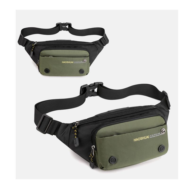 Neue multifunktionale Outdoor-Taille Casual Herren Brust Mode Trend Crossbody Reise kleine Tasche_voghion.com