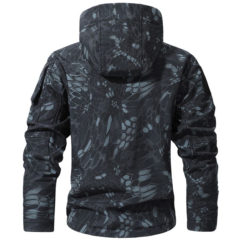Men’s Softshell Jacket – Tactical Camo Windbreaker With Fleece Lining (S-3XL, 7 Colors)_voghion.com