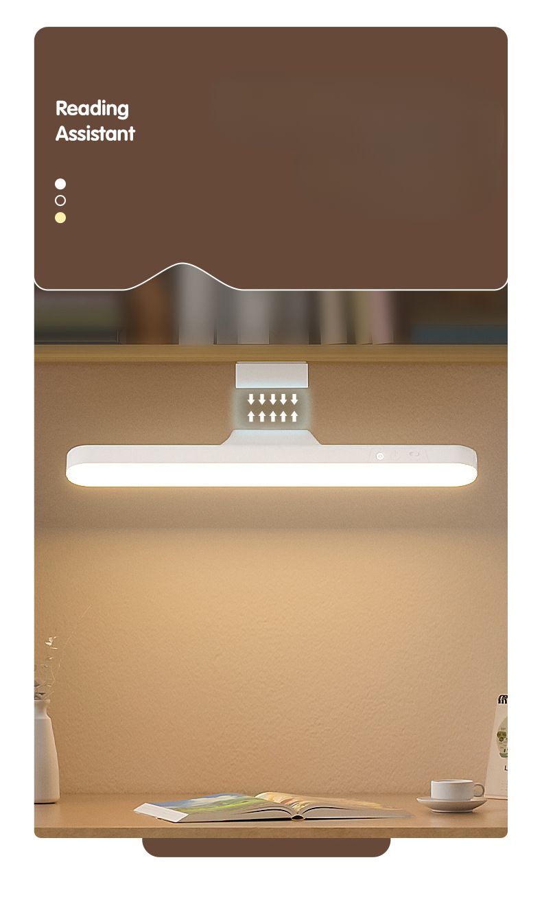 LED Cool Dormitory Student Study Desk Eye Protection Lamp Magnetic Adsorption Rechargeable Night Light_voghion.com