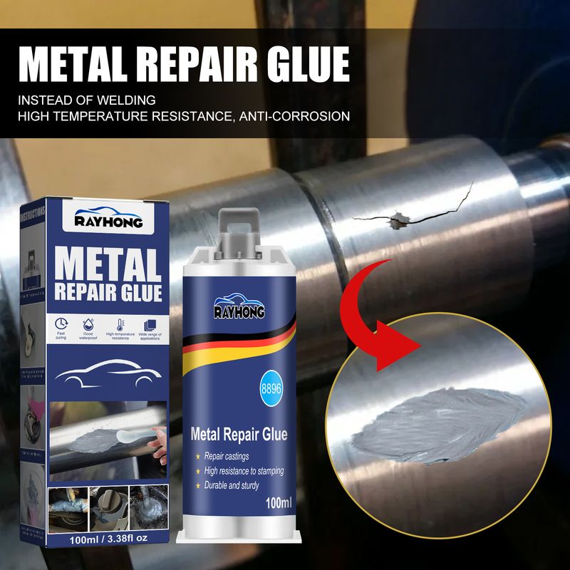 metal casting glue high temperature resistant welding glue metal casting sand hole pore crack electric welding strong glue_voghion.com