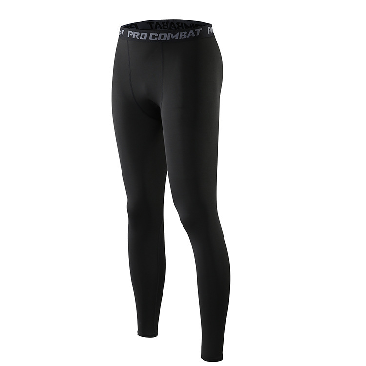 Men's Quick-Dry Fitness Leggings - Tight-Fit Stretchy, Ideal For Running, Basketball Training & Outdoor Workout Base Layer Pants_voghion.com