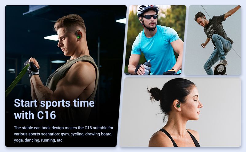TWS Sports Earbuds Bluetooth 5.3 HIFI Bass Wireless Headphones LED Touch Hands-free Earphone Noise Cancelling Waterproof_voghion.com