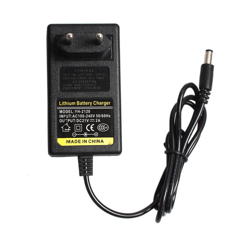 16,8 V 2 A 21 V 1 A 12,6 V 1,5 A 8,4 V 2 A 18650 lítium akkumulátor DC 5,5 mm * 2,1 mm 110-220 V lítium-ion akkumulátor fali_voghion.com