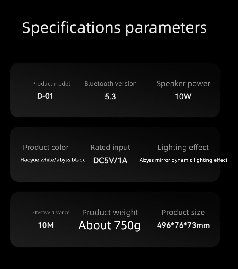Głośnik Bluetooth do komputera stacjonarnego, laptopa, subwoofera, z długim przewodem, głębokim basem 3D i mikrofonem do gier_voghion.com