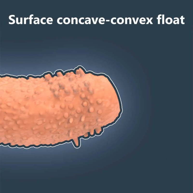 Toy Massager Sex Reusable Extender Sleeve Delay Ejaculation Ring Enlargement Erection Toy for Men Produc_voghion.com