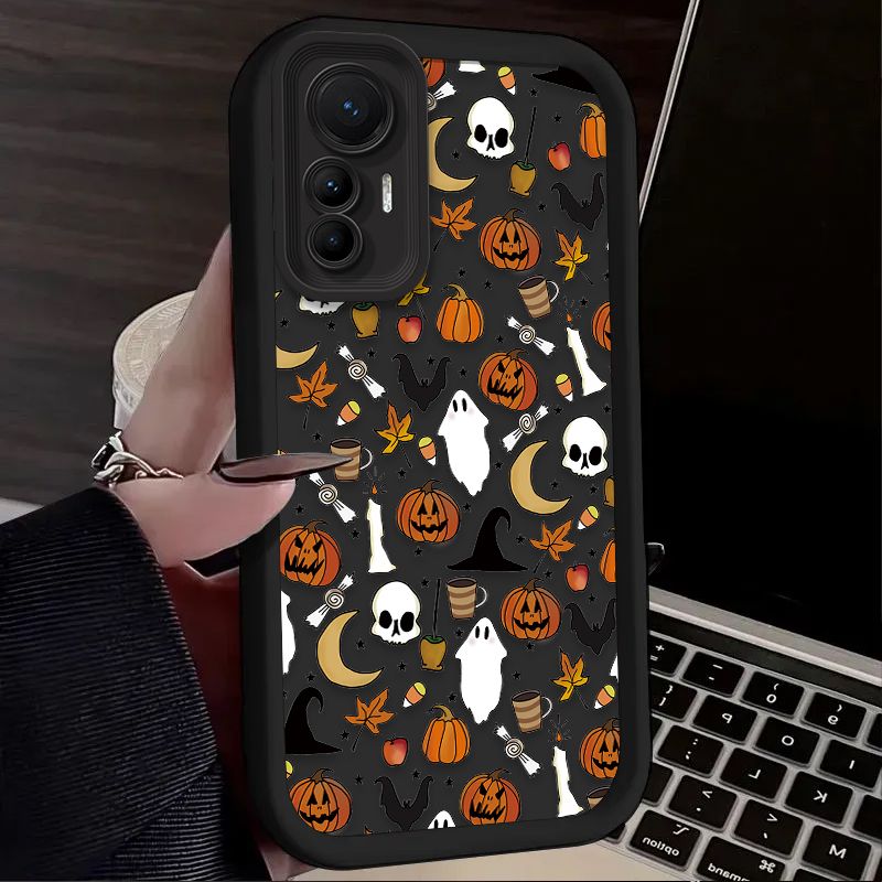 Lustige Halloween Nette Geist Fall Für Xiaomi 14T 13T 12T 11T 13 12 11 Lite 5G NE POCO X6 X5 F6 F5 F3 X4 GT X3 NFC M5S M6 Pro 4G_voghion.com