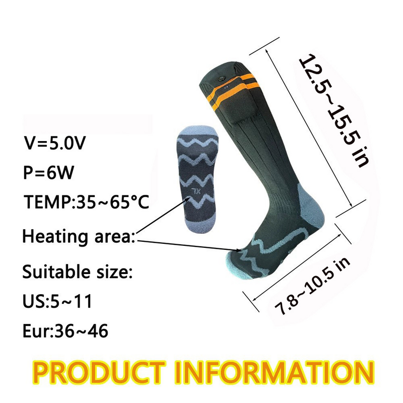 New 5000mAh full foot warm outdoor ski electric soc_voghion.com