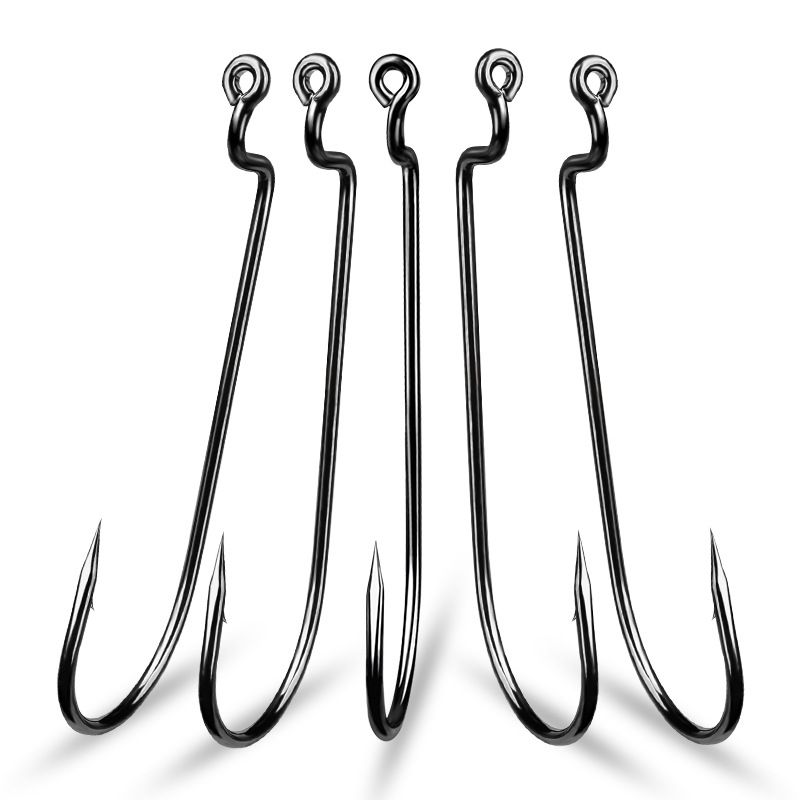 Enhanced Narrow Belly Crankbait 10 Pieces/Pack Fine Packaging Lure Bait Texas Rig Soft Worm Hooks_voghion.com