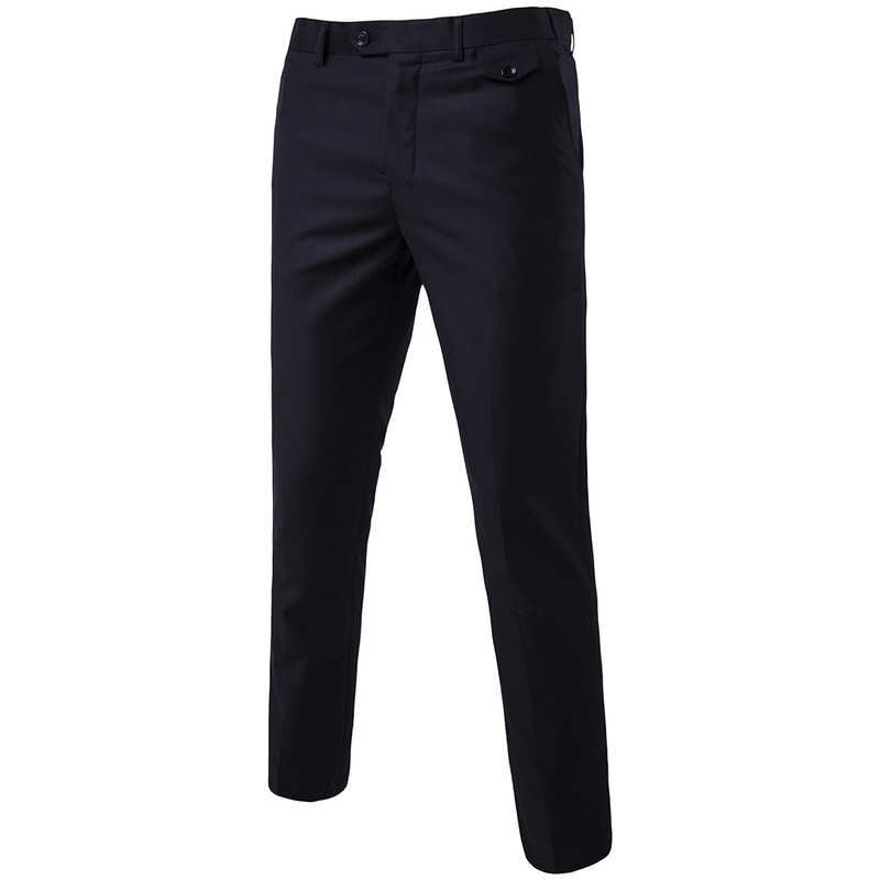 Fashion Quality Men's New Solid Color Trendy Versatile Casual Trousers Business Trousers 9 Colors 9 Sizes Trousers_voghion.com
