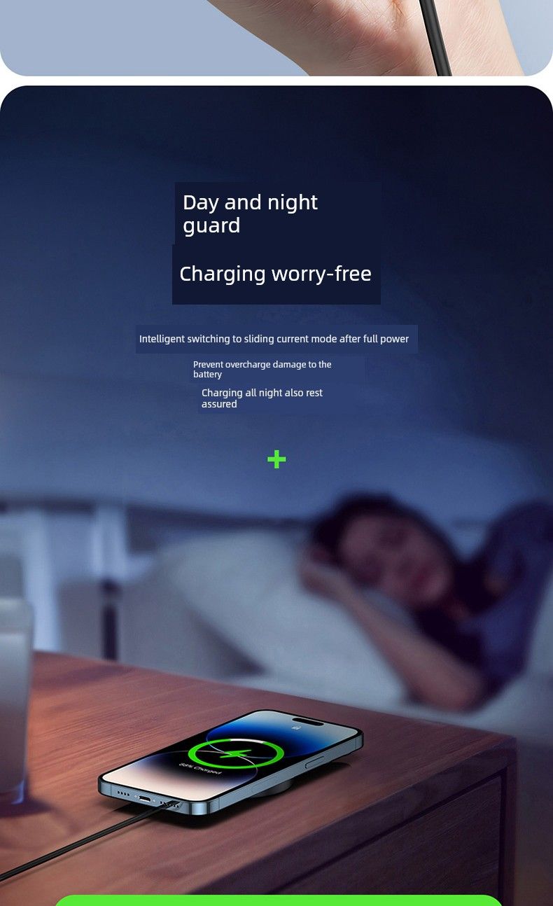 Super Compatible Three-in-One Magnetic Wireless Fast Charge 15W Charger Suitable For Iphone15 Headset Support_voghion.com