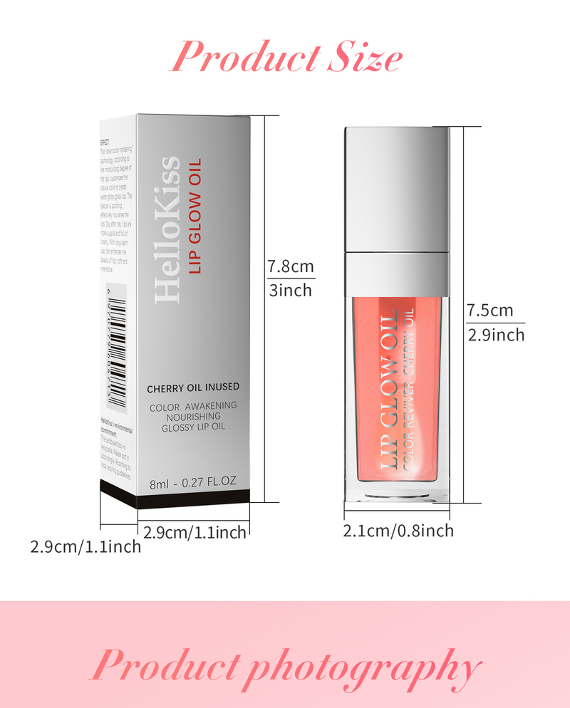 Hellokiss Lippenstift Feuchtigkeitsspendende & Feuchtigkeitsspendende Glasur Transparent Dudu Honig Glas Lippenbalsam_voghion.com