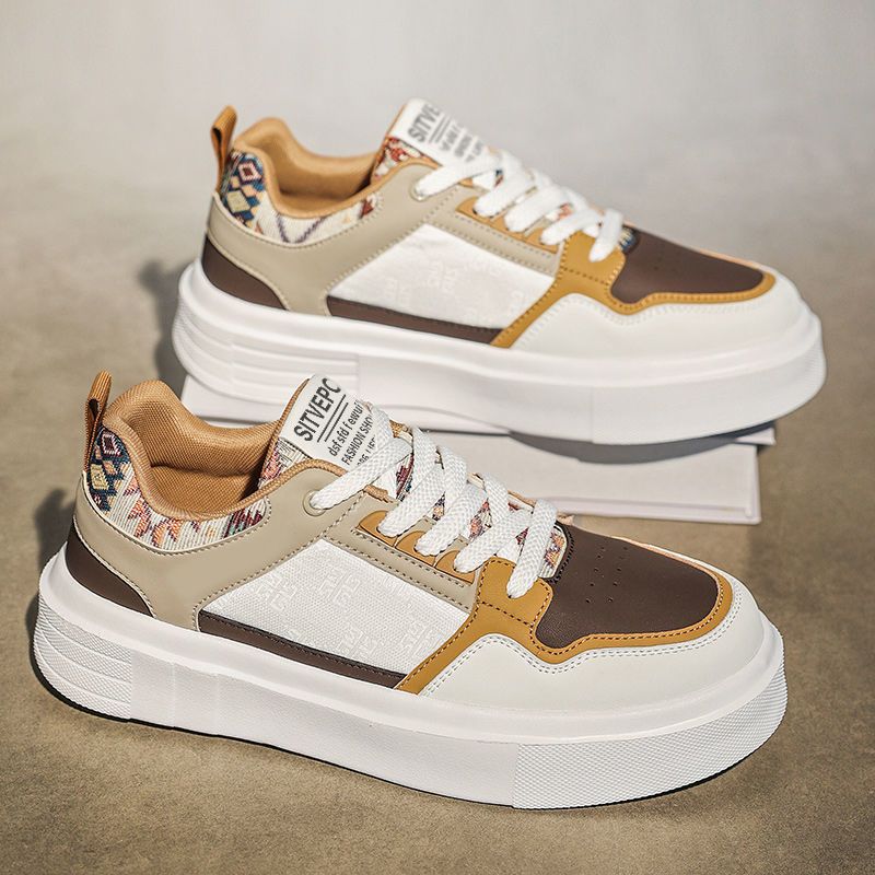 altezza 6 cm traspirante stile coreano casual versatile comodo da indossare leggero quotidiano_voghion.com