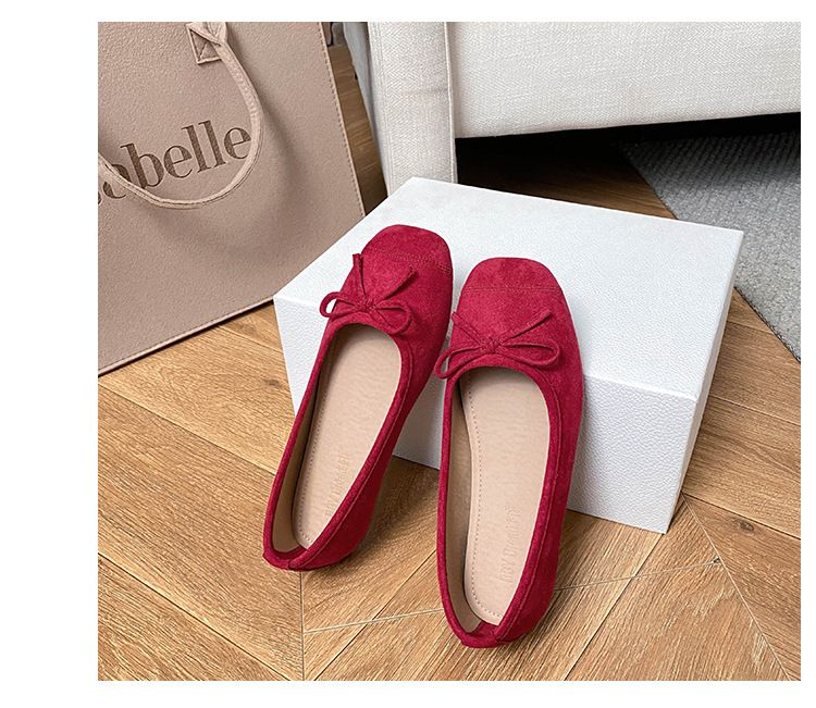 Widened And Enlarged Large Size Flat Soled Shallow Mouth Single Shoes For Women In Spring And Autumn Wide Fat Feet Grandma Shoes Color Matching_voghion.com