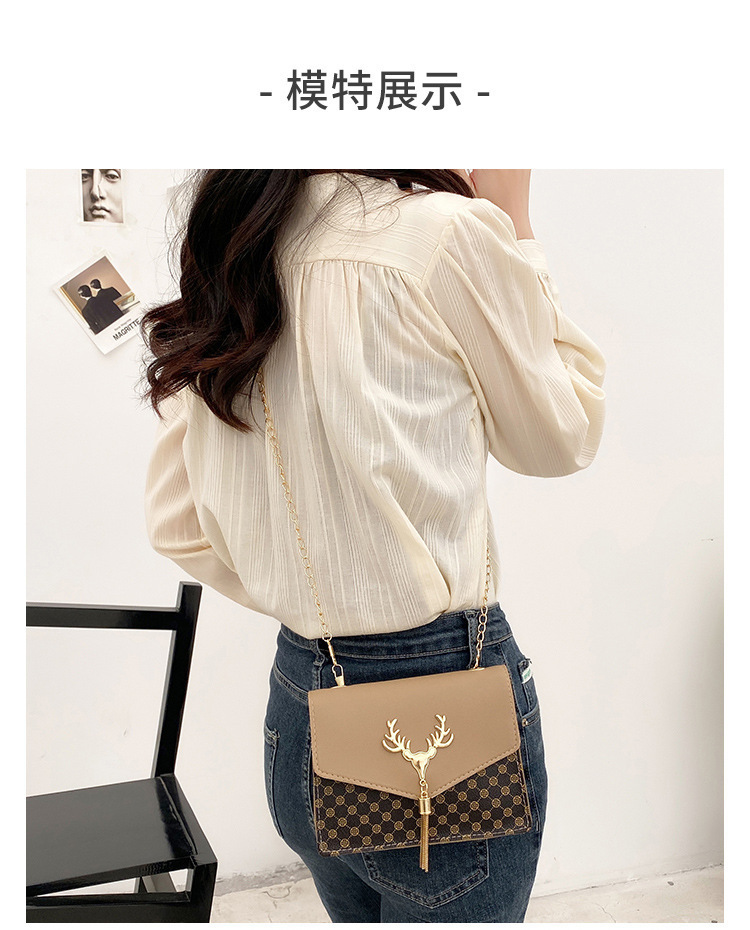 Borsa 2023 Borsa piccola alla moda Nuova borsa a tracolla in hardware con nappa di piccoli cervi Borsa a tracolla personalizzata_voghion.com