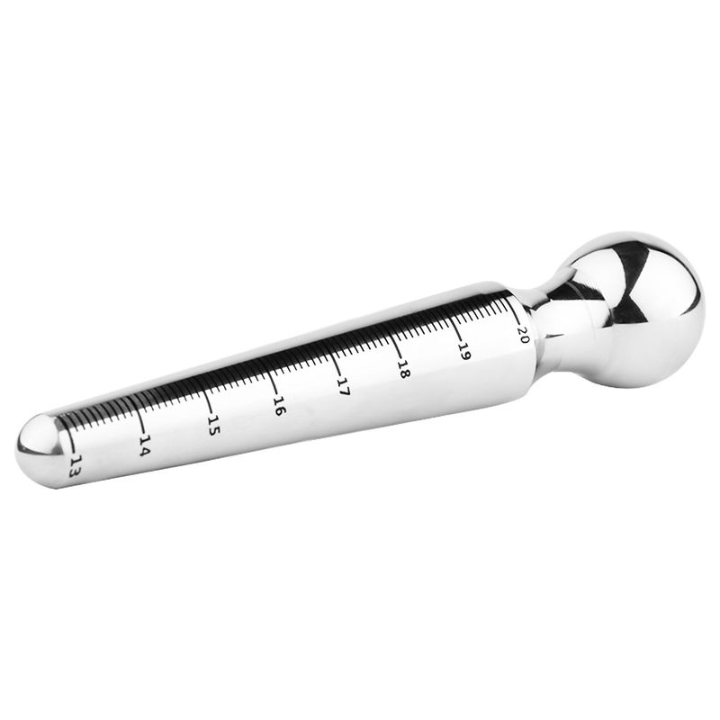 Sexy Smooth Stainless Steel With Scale Horse Eye Stick Novice White Open Urethral Expansion Masturbation Device Male And_voghion.com