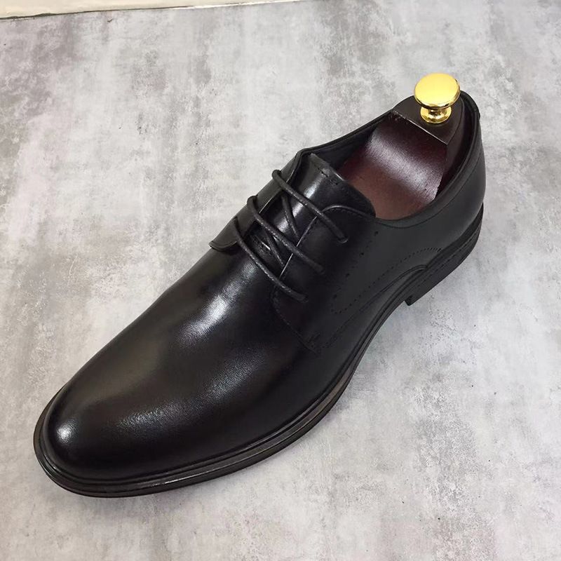 TerraStride Business- und formelle Freizeitschuhe, weiche Sohle, echtes Leder, atmungsaktiv, vielseitig, glatt, für Hochzeiten, Pendeln, modische Derby-Herrenschuhe_voghion.com