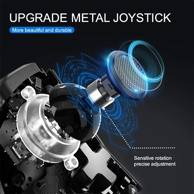 LinYuvo KS42 JoyPad Wireless Metal Joystick for Nintend Switch Game Wake-up 6 Axis Gyro Bluetooth Controller Gamepad_voghion.com