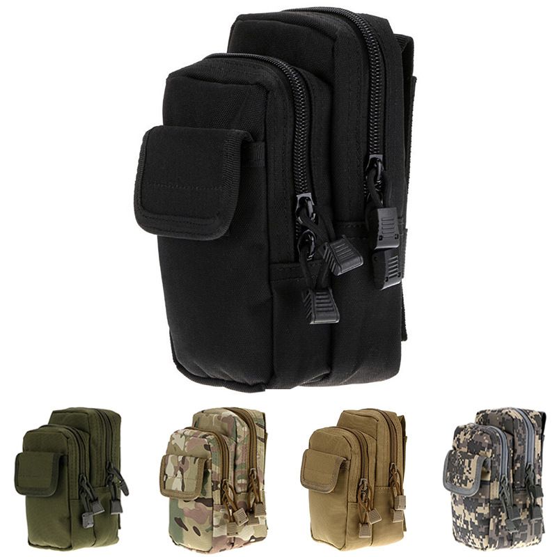 Militær entusiast midje MOLLE, løping, utendørssport, bruksbelte, løsvekt, hengende veske, 5,6-tommers taktisk_voghion.com