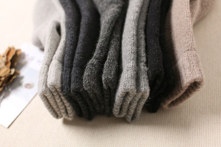 Calzini invernali in lana da uomo, calzini spessi in lana a cerchio, calzini invernali da donna, calzettoni spessi e caldi, con fondo in asciugamano_voghion.com