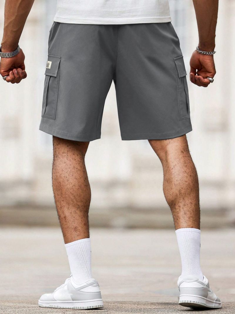 Pantalones cortos de verano para hombre, modernos, estilo americano, finos, holgados, informales, rectos_voghion.com