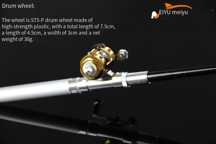 Meiyu Pen Style Mini Ice Pocket Raft Canna da pesca portatile da regalo 1 m A-P_voghion.com