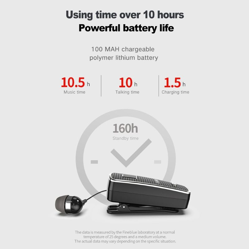 Fineblue F970 Pro Teleskop Clip auf Wireless Bluetooth-kompatibel 5,0 Freihändiger Kopfhörer Earphe_voghion.com